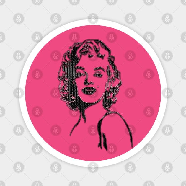 Norma Jeane II Magnet by Sinmara